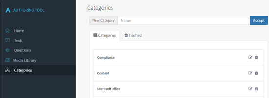 Pedagoo how to create a category